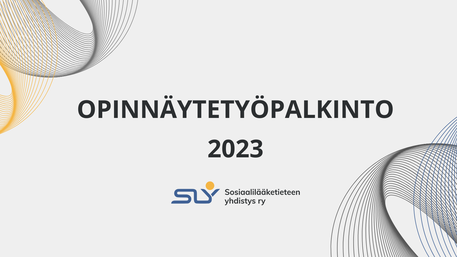 Opinnäytetyöpalkinto 2023