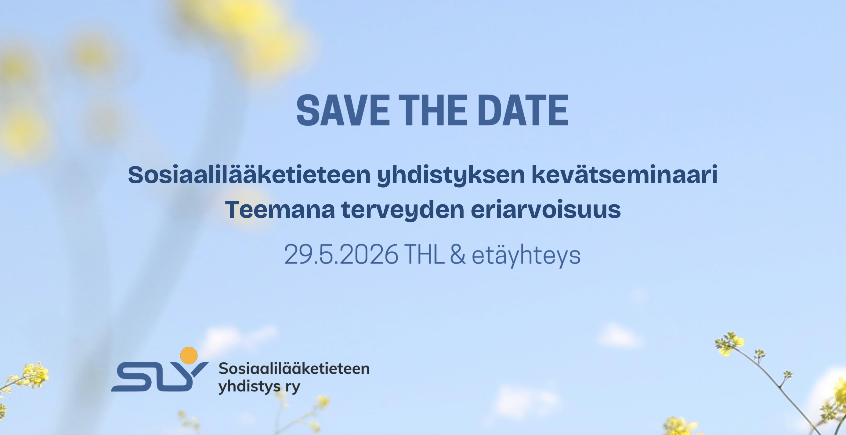 SAVE THE DATE - Kevätseminaari 2026
