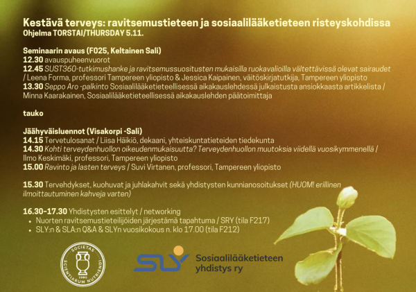 Torstain seminaariohjelma